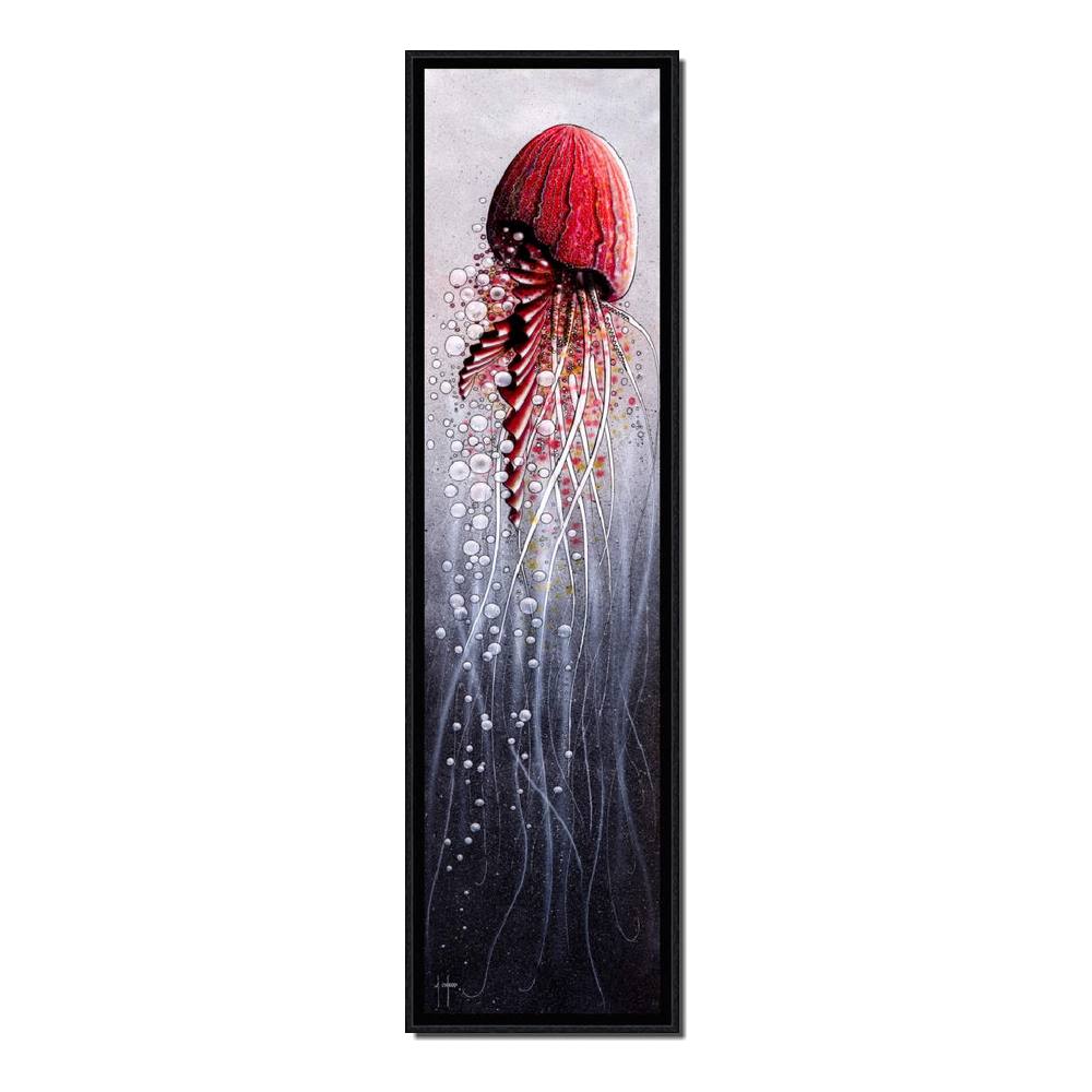 Tableau Méduse Rouge Alain Coadou