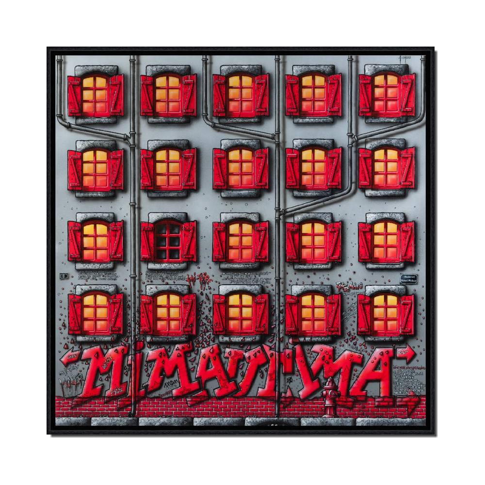 Tableau Volets Rouges Alain Coadou