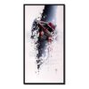 Tableau Coadou Bateau Noir Rouge