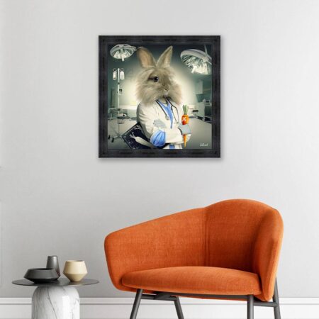 Tableau Lapin Infirmier Sylvain Binet