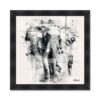 Tableau Sylvain Binet Éléphant NB