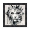 Tableau Sylvain Binet Femme Panther NB