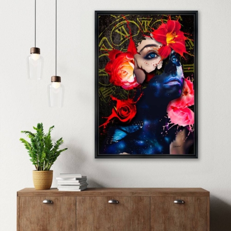 cadre rubix girl flower