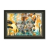 Tableau 2 Africaines Turquoises Romaric