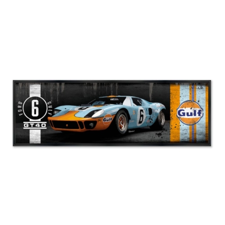 Tableau Pano GT40 Gulf Rubix