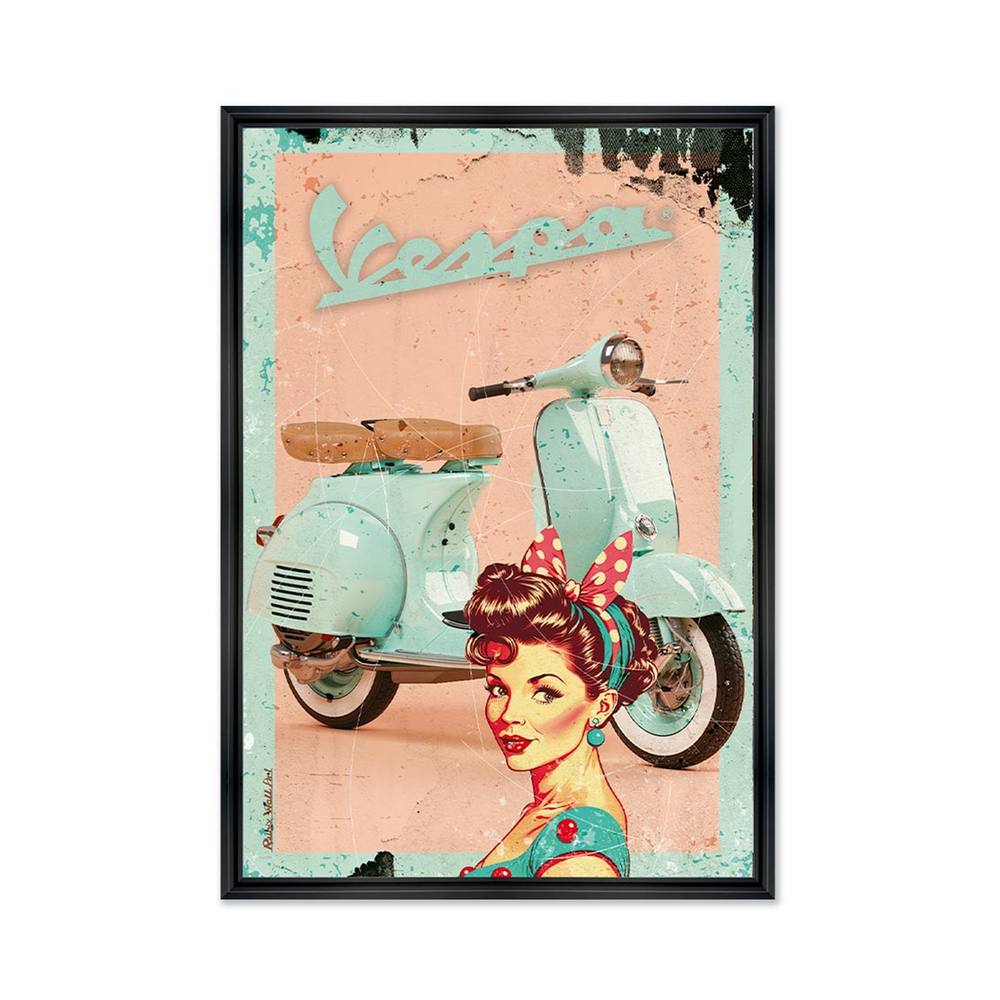 tableau retro vespa rubix