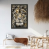 tableau romaric lion flower