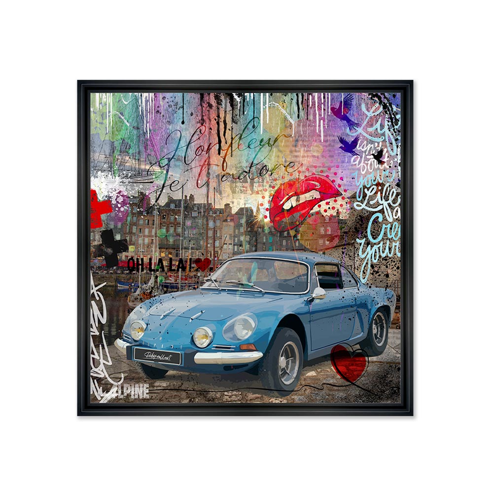 Tableau une Alpine à Honfleur Rubix