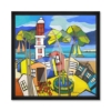 Tableau Village de l'Herbe Martine Gonnin