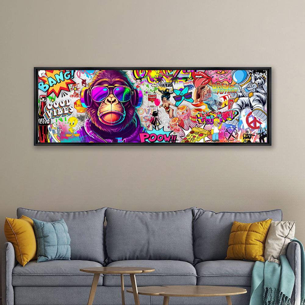 cadre wall art monkey rubix