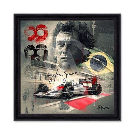 Tableau Ayrton Senna Sylvain Binet