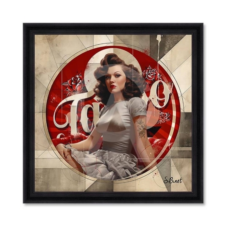 Tableau Pin Up Tatou Sylvain Binet