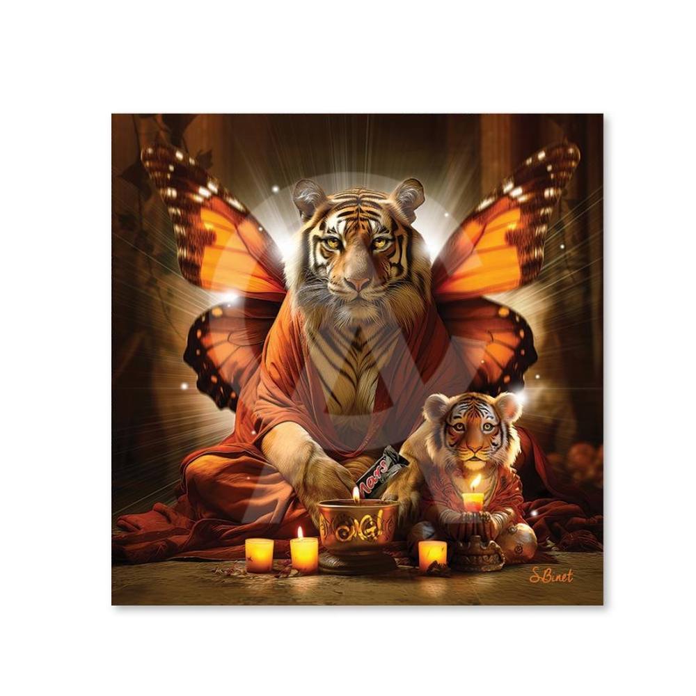 alu_dibond_sylvain_binet_tigre_hindou_ailes_promotion_petit_format_objet_decoratif_appartement_besancon Alu Dibond Sylvain Binet Tigre Hindou