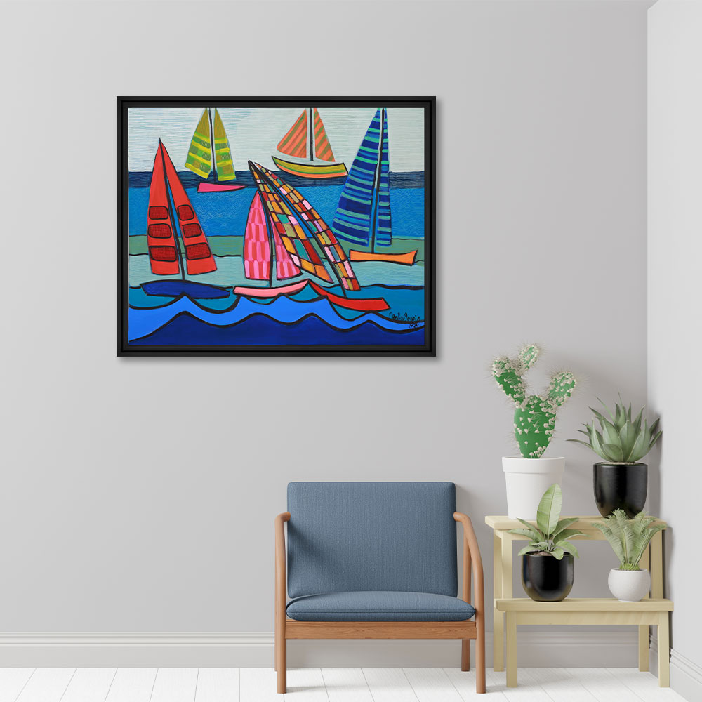 cadre martine gonnin voiles au vent