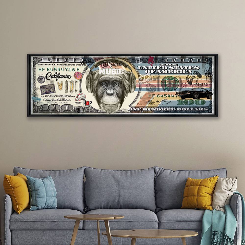 cadre monkey old school singe gorille