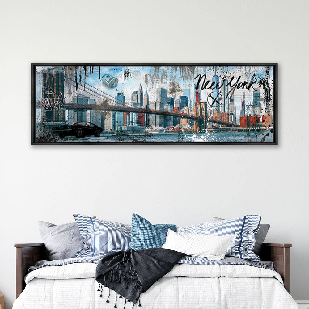 cadre_new_york_classic_rubix_usa_etats_unis_amerique_pont_building_batiments_marseille cadre New York Classic rubix