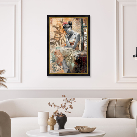 cadre romaric la Femme et l'Oiseau