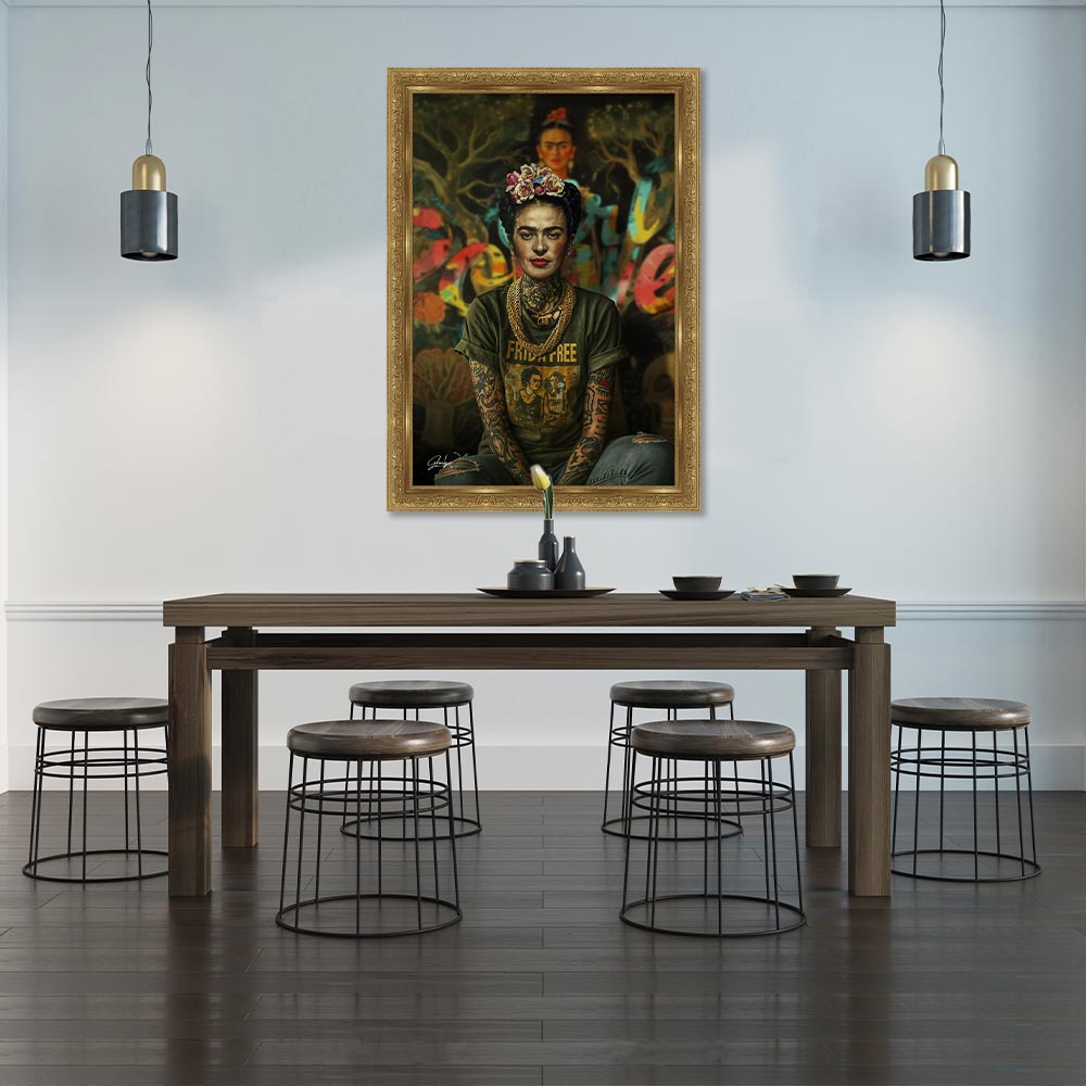 decoration_murale_alexandre_granger_frida_free_kahlo_objet_decoratif_nimes décoration murale alexandre granger Frida Free