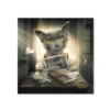 Petit Tableau Chat Cancre Sylvain Binet