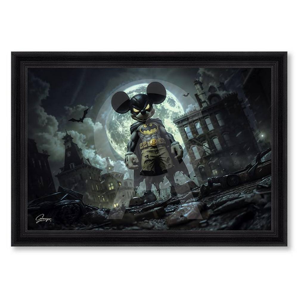 tableau_bat_mouse_alexandre_granger_souris_ville_nuit_decoration_murale_castres Tableau Bat Mouse Alexandre Granger