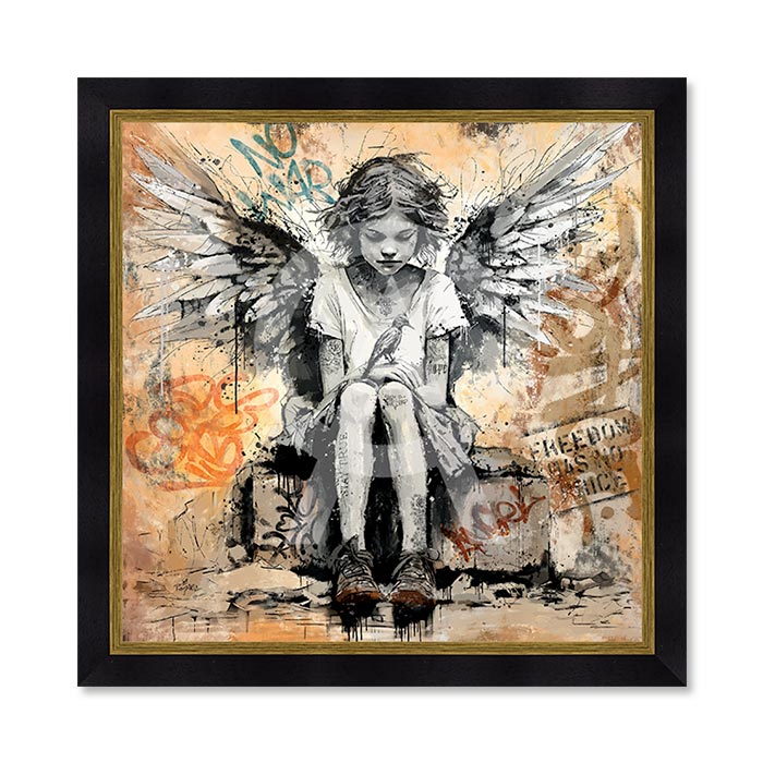 Tableau l'Ange et l'Oiseau Romaric