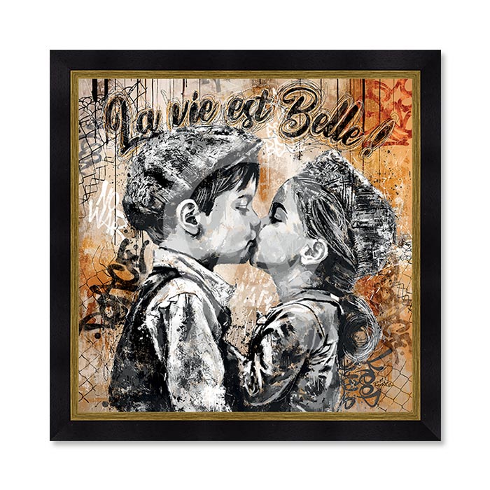 Tableau le Bisous romaric