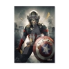 Alu Dibond Captain America Binet