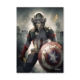 Alu Dibond Captain America Binet