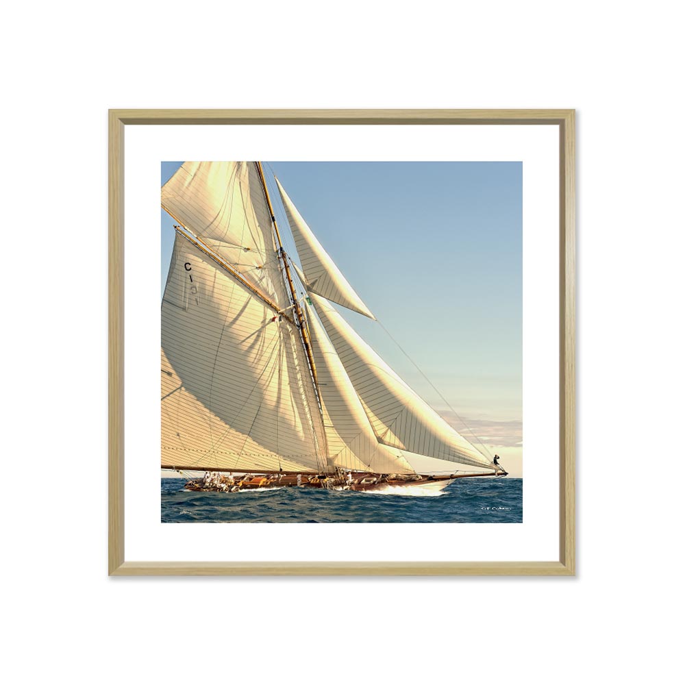 cadre_cohen_a_toutes_voiles_bateaux_decoration_marine_bois_arcachon Cadre Cohen à Toutes Voiles