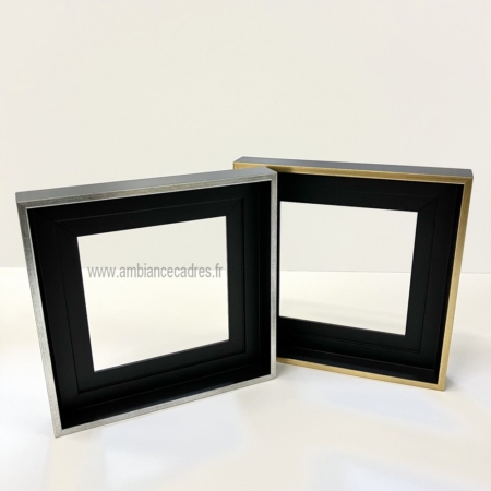 Caisse Américaine Noire et Or ou Noire et Argent