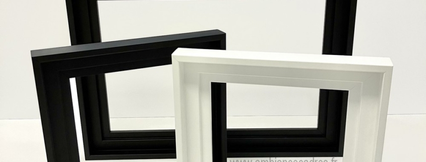 cadre sans verre pour toile et dibond