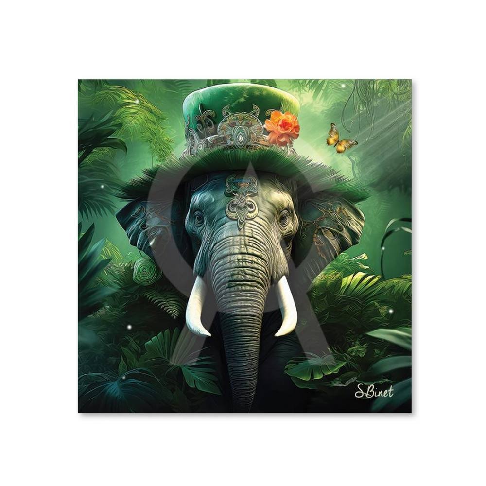 Dibond Éléphant Fantastique Sylvain Binet