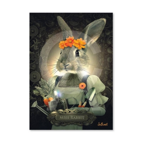 Petit Tableau Miss Rabbit Binet
