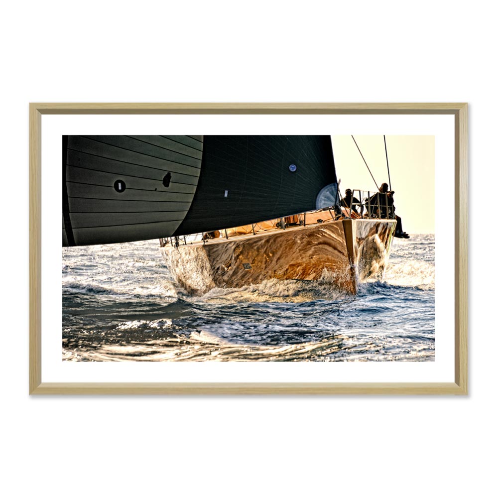 tableau_cohen_la_proue_bateau_image_encadree_bois_mer_voiles_pontivy Tableau Cohen la Proue