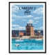 affiche encadree Camaret sur Mer