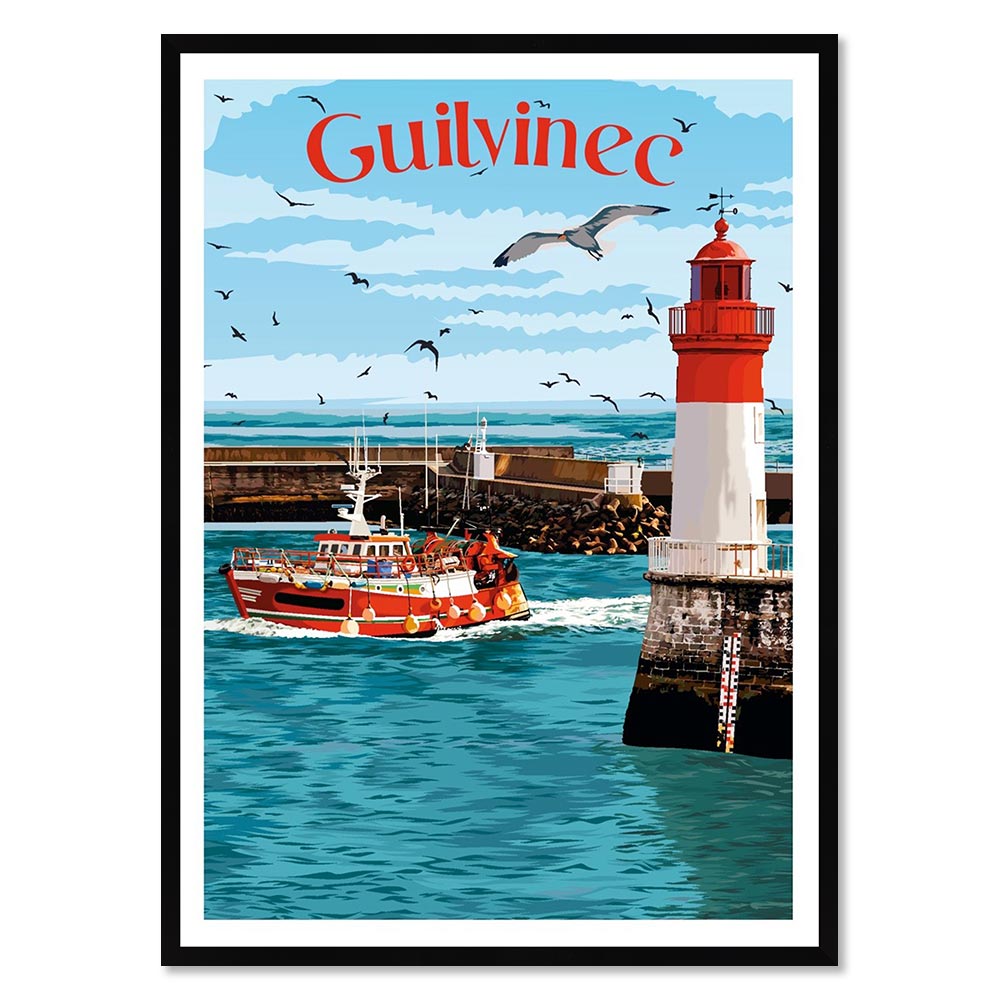 affiche encadre le Guilvinec