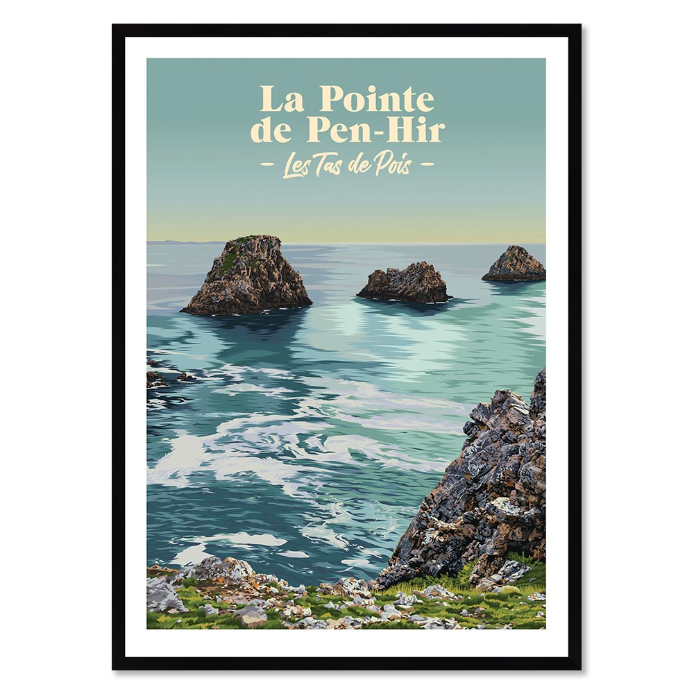 Affiche Encadrée Pointe de Pen Hir