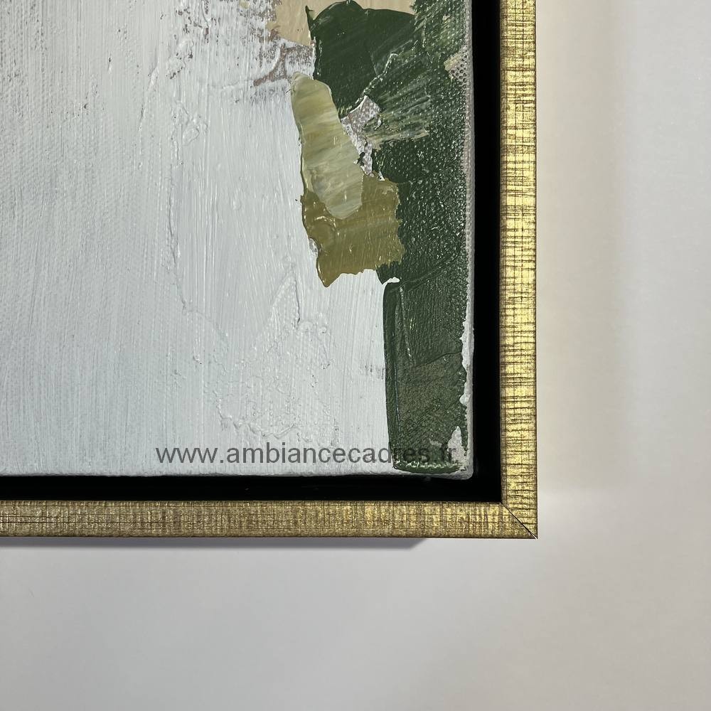 cadre pour toiel or kaki