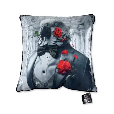 Coussin Perroquet Luxury de Sylvain Binet