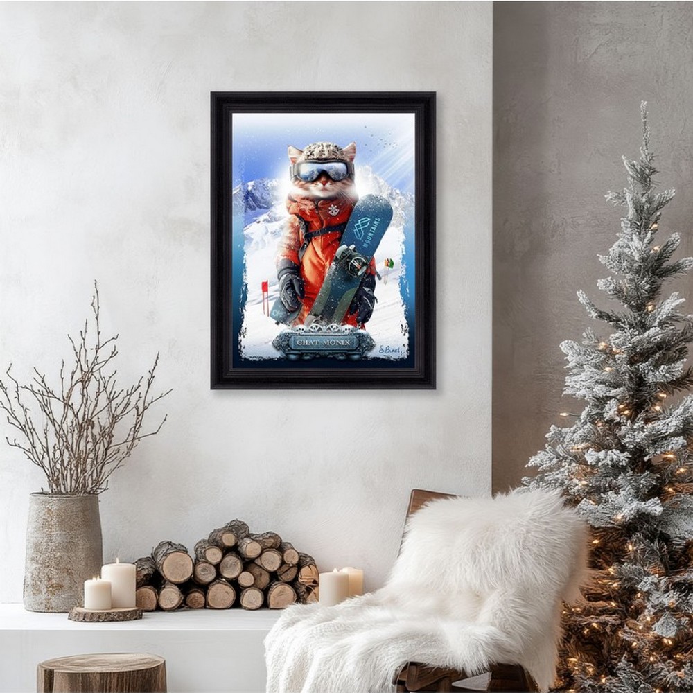 decoration_chalet_chat_monix_sylvain_binet_neige_vacance décoration chalet Chat-Monix sylvain binet