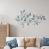 décoration murale métallique cabane pêche