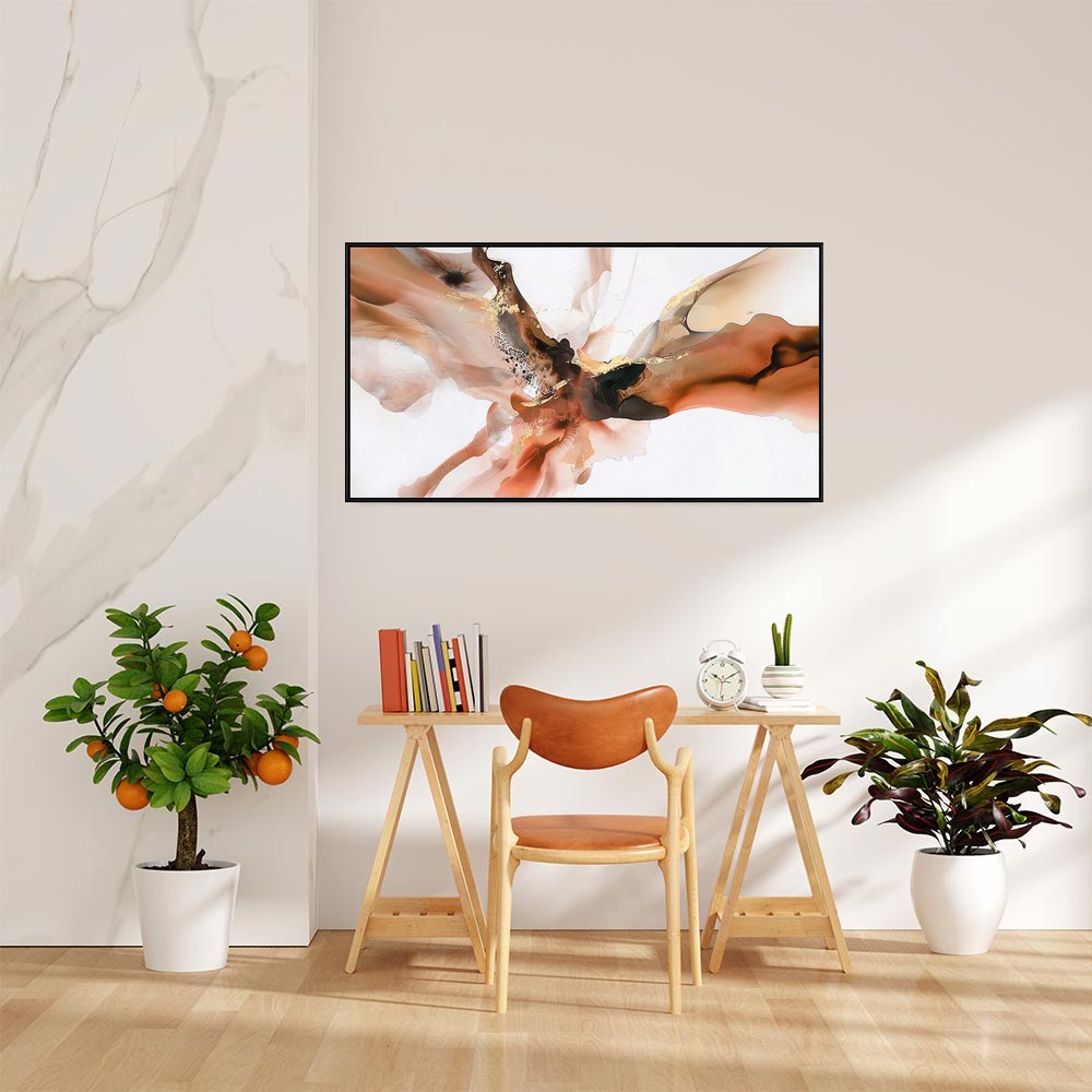 decoration_salon_toile_abstraite_encadree_coloree_03.3467 décoration salon toile abstraite encadrée