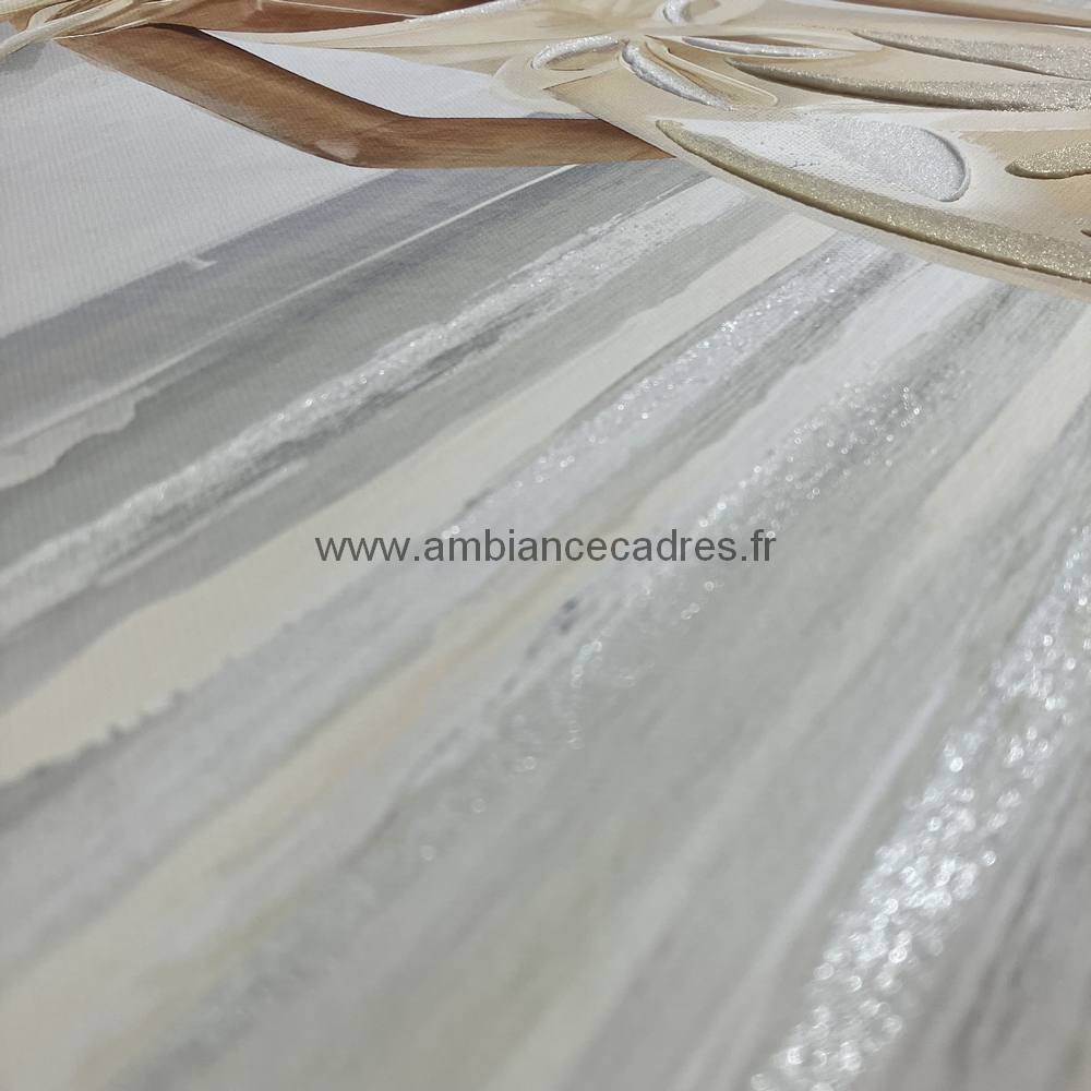 décoration toile femme plage