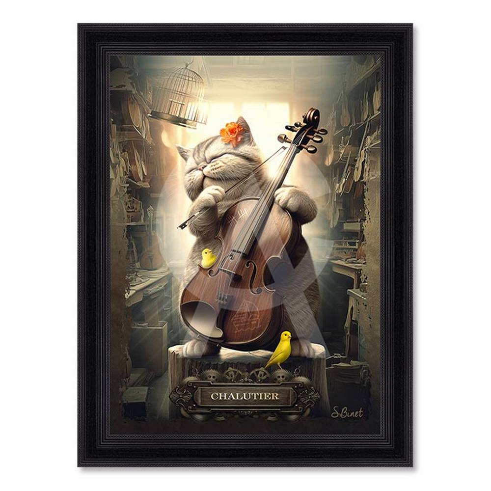 tableau_chalutier_sylvain_binet_decoration_musicale_violon_violoncelle Tableau Chalutier Sylvain Binet