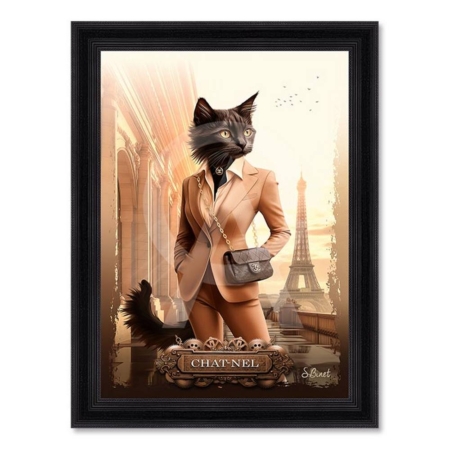 tableau sylvain binet chat-Nel