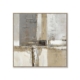 Toile Abstraite Gris Or