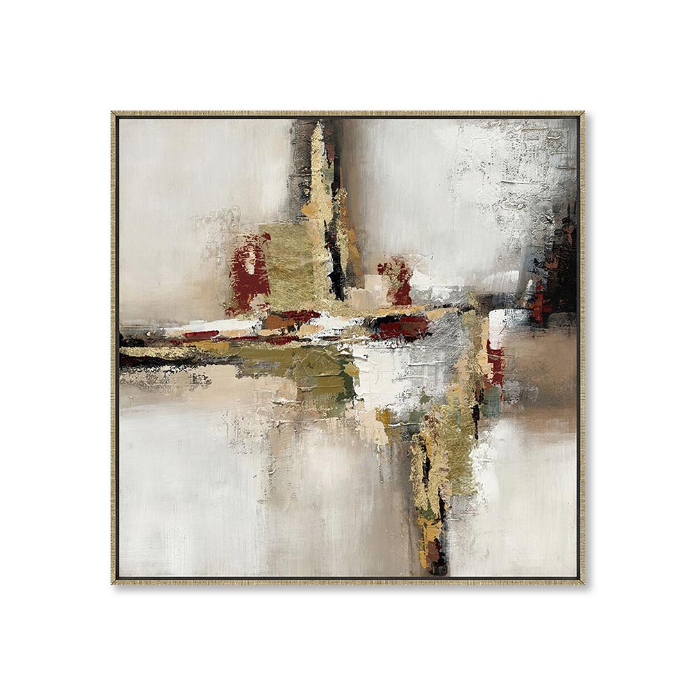 Toile Abstraite Contemporaine Vert