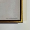 toile encadree cadre or