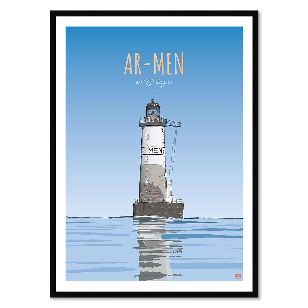 Affiche Encadrée Ar Men