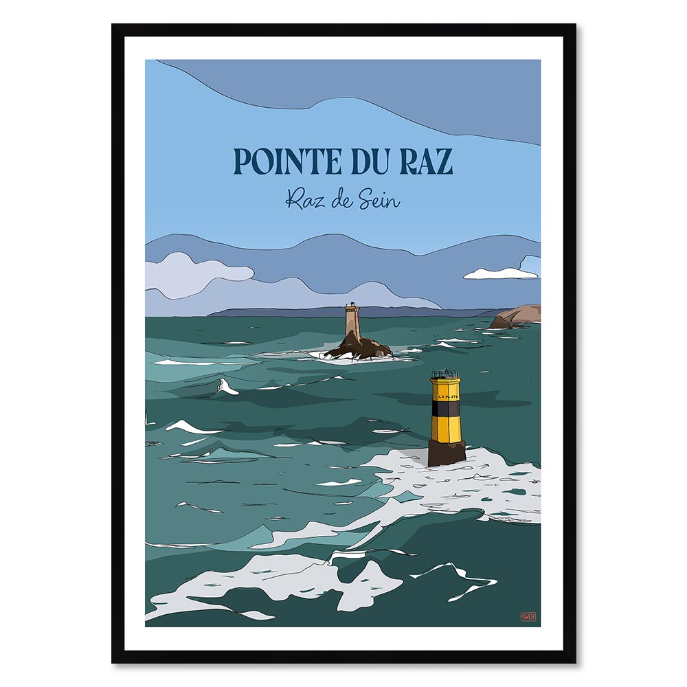 affiche encadrée Pointe du Raz